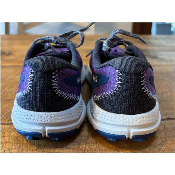 Brooks Divide 4 Purple Navy Womens Hiking Trail Running Shoes Size 6.5 EUC - Picture 7 of 11